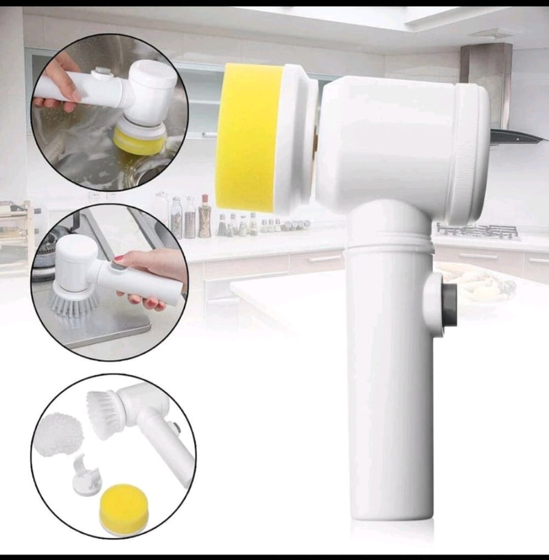 Escova de limpeza Elétrica multifucional 5 em 1! ferramenta magica