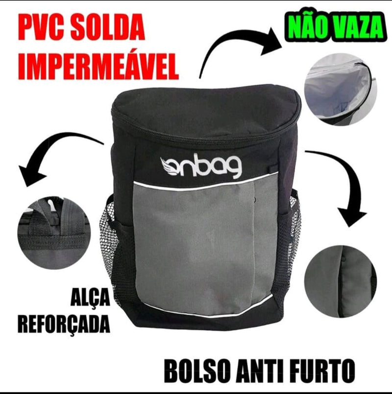 Mochila Térmica 12L Conservação Térmica de Longa Duração: