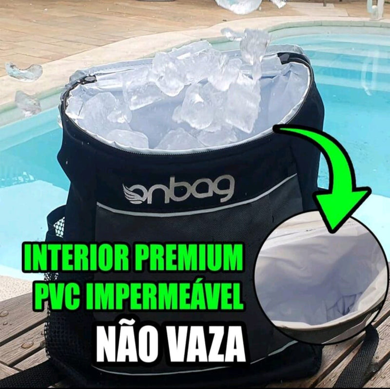 Mochila Térmica 12L Conservação Térmica de Longa Duração: