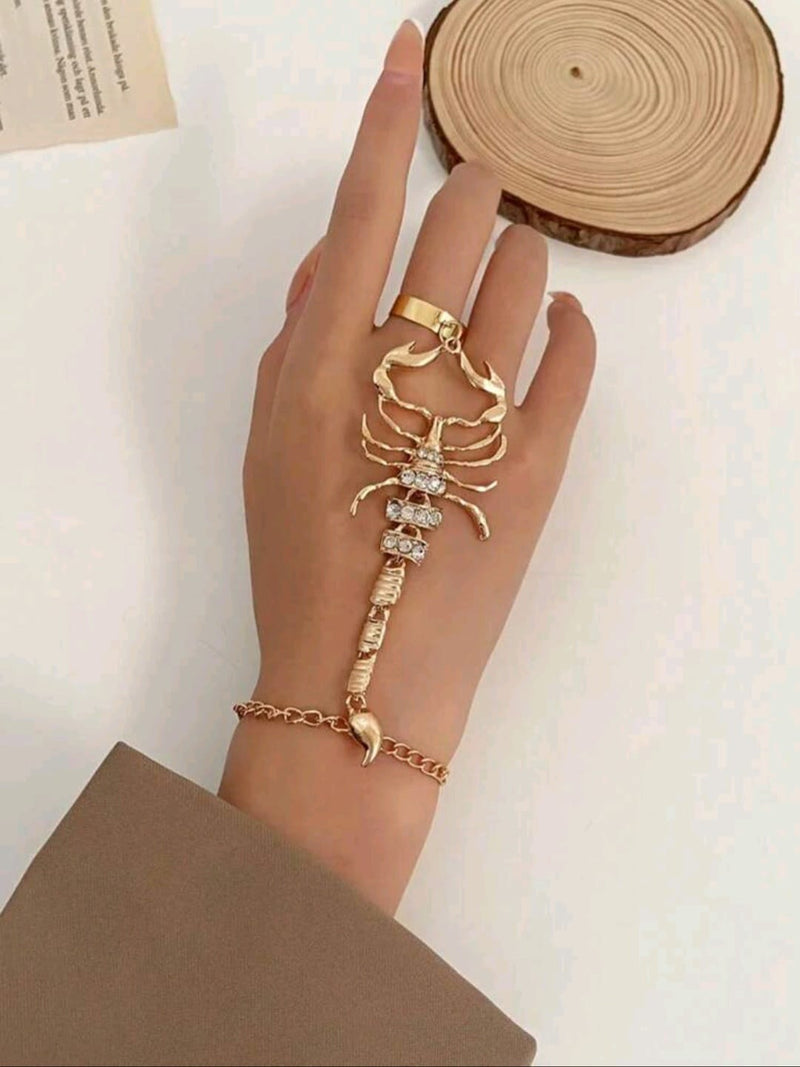 🦂Pulseira Feminina de Escorpião: Joia Única para um Estilo Moderno e Exuberante! 🦂