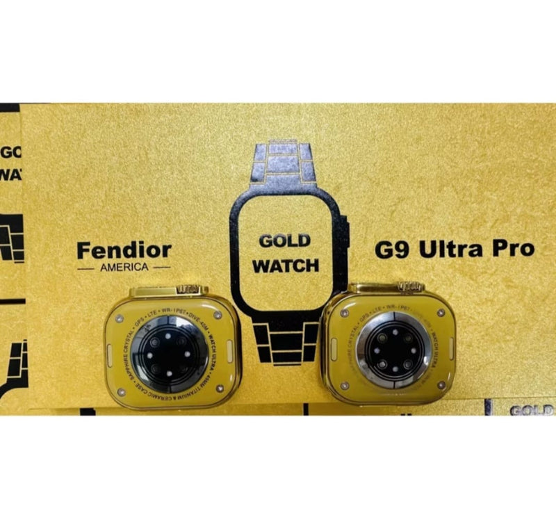 G9 Ultra Pro Gold, smartwatch original e inteligene prova D'agua não perde a cor