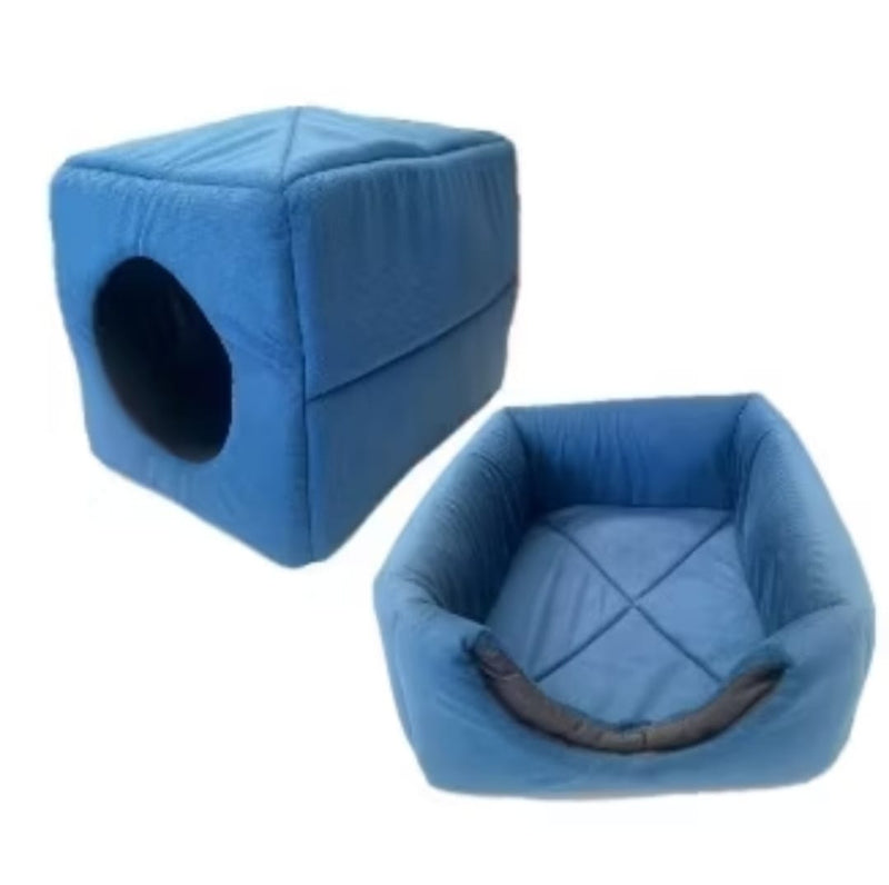 Cama e toca iglu pet P, 2 em 1, Material de Alta Qualidade para o Máximo Conforto